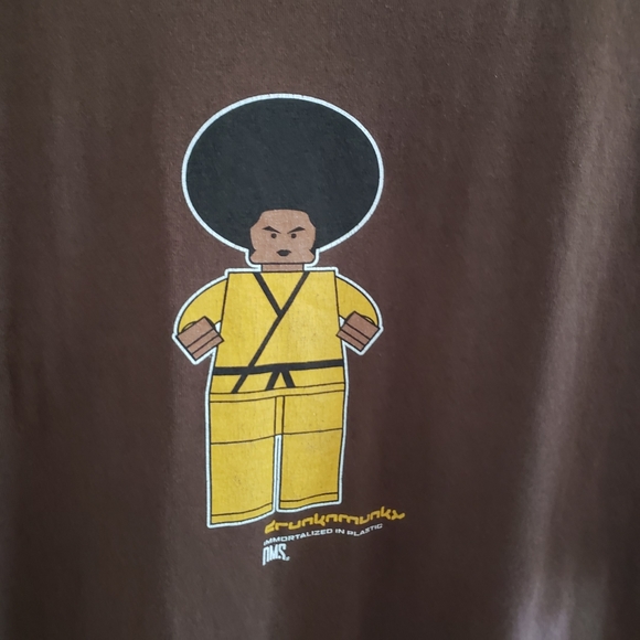 Vintage Drunknmunky Jim Kelly style tee-shirt - Picture 2 of 11